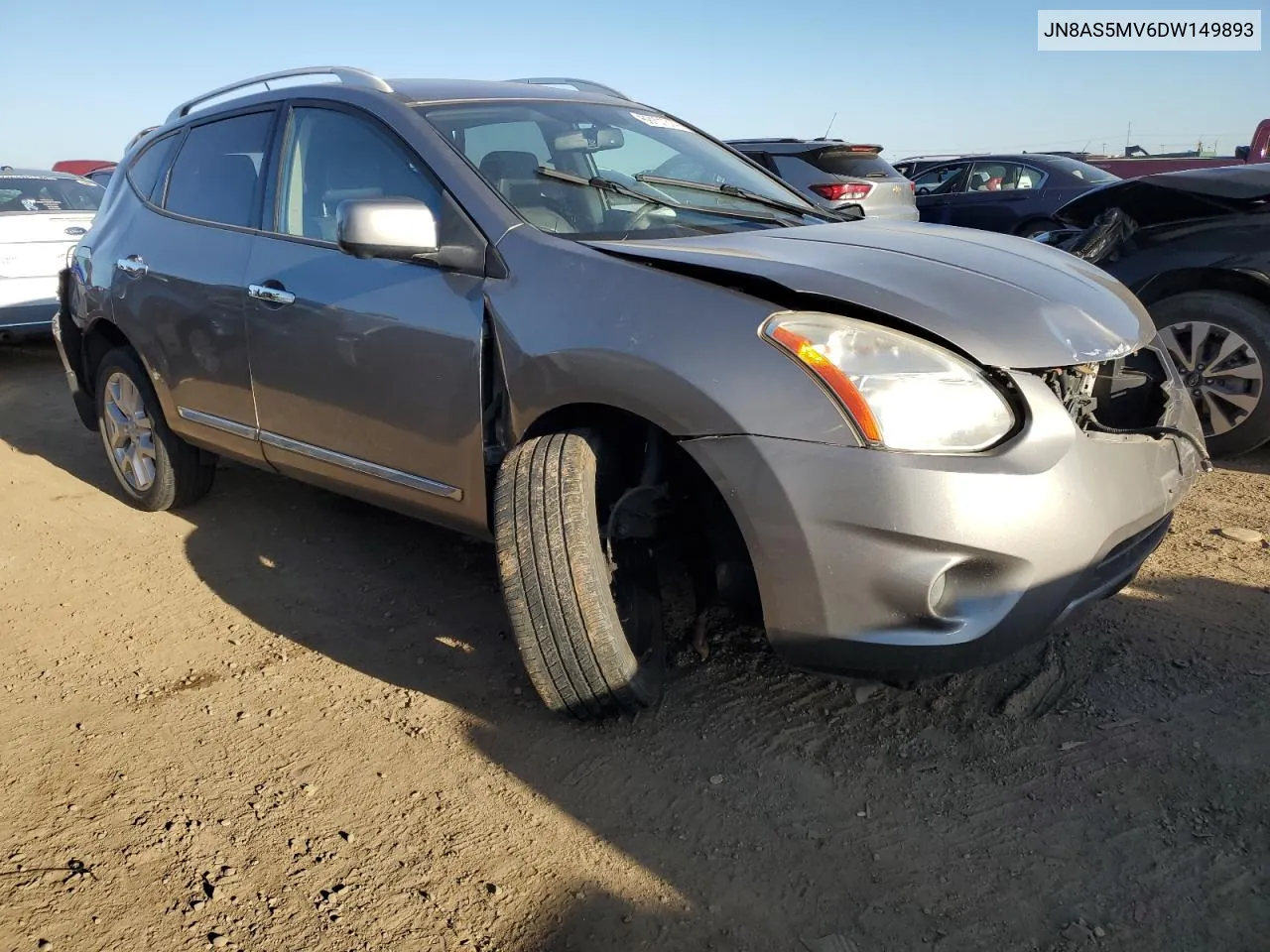 2013 Nissan Rogue S VIN: JN8AS5MV6DW149893 Lot: 69101014