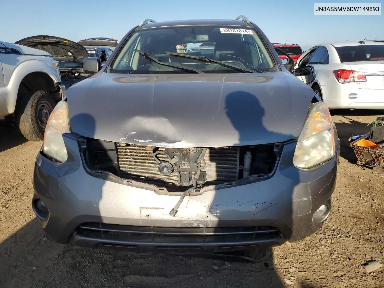 JN8AS5MV6DW149893 2013 Nissan Rogue S