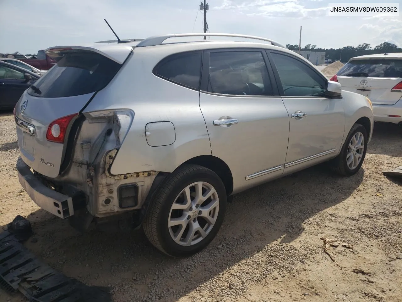 2013 Nissan Rogue S VIN: JN8AS5MV8DW609362 Lot: 69202574