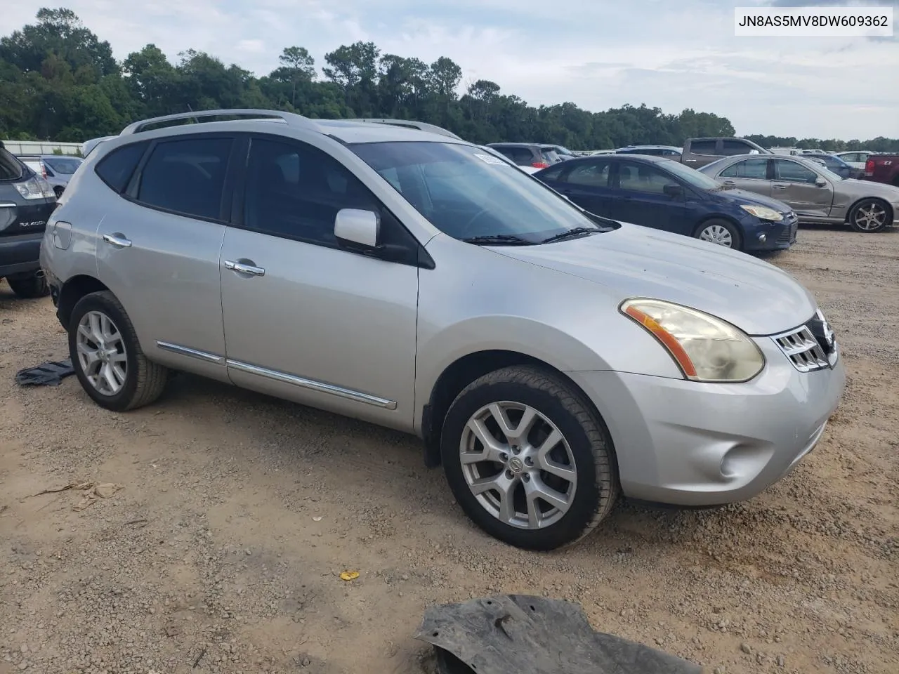 2013 Nissan Rogue S VIN: JN8AS5MV8DW609362 Lot: 69202574