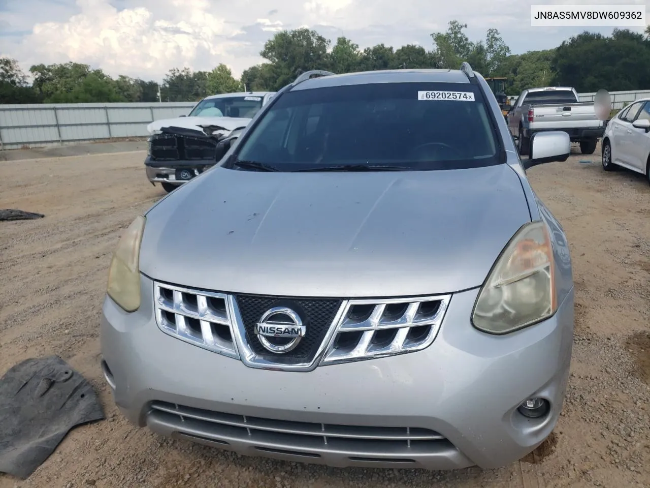 2013 Nissan Rogue S VIN: JN8AS5MV8DW609362 Lot: 69202574