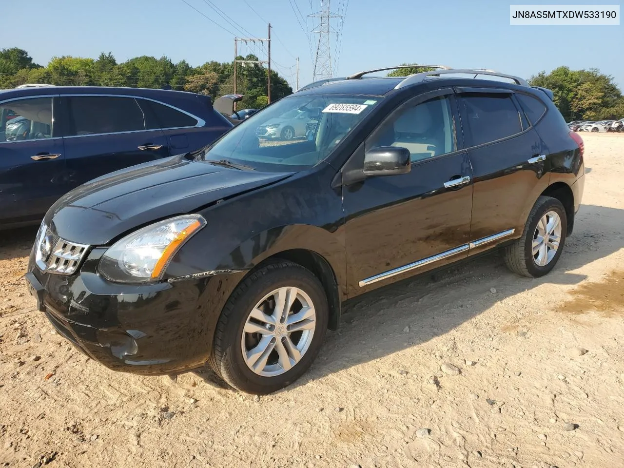 2013 Nissan Rogue S VIN: JN8AS5MTXDW533190 Lot: 69265594