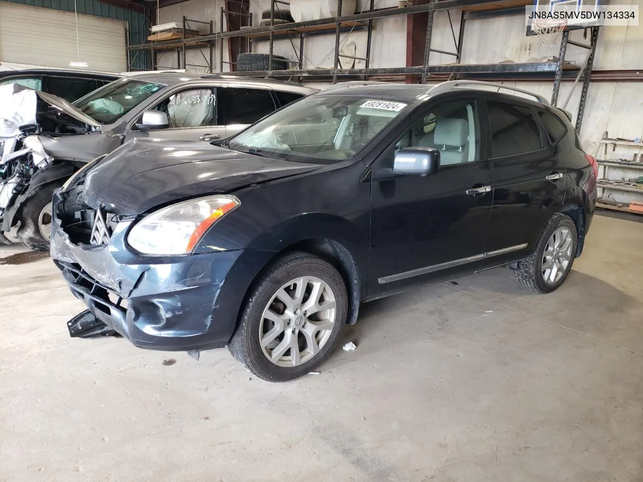 2013 Nissan Rogue S VIN: JN8AS5MV5DW134334 Lot: 69281924