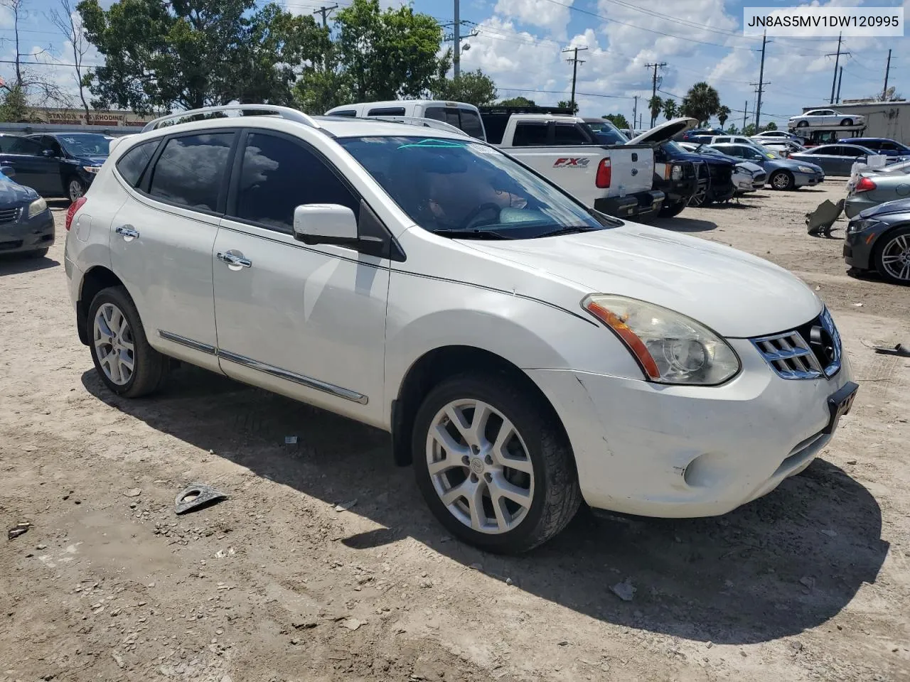 2013 Nissan Rogue S VIN: JN8AS5MV1DW120995 Lot: 69361174