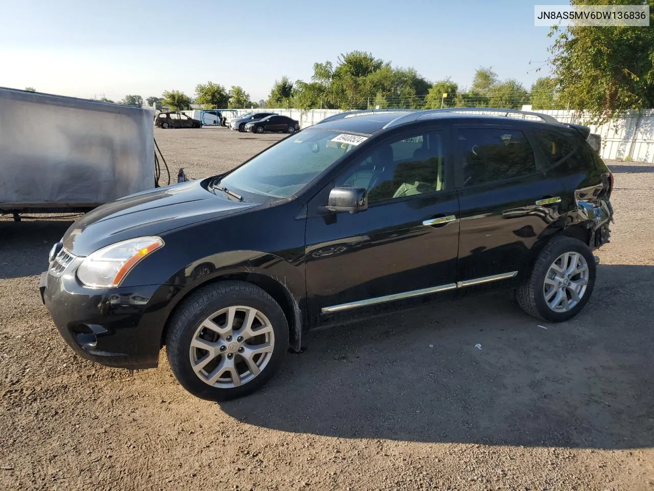 2013 Nissan Rogue S VIN: JN8AS5MV6DW136836 Lot: 69400524