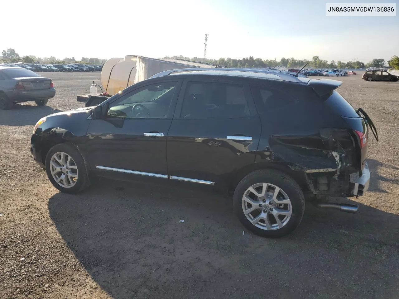 2013 Nissan Rogue S VIN: JN8AS5MV6DW136836 Lot: 69400524