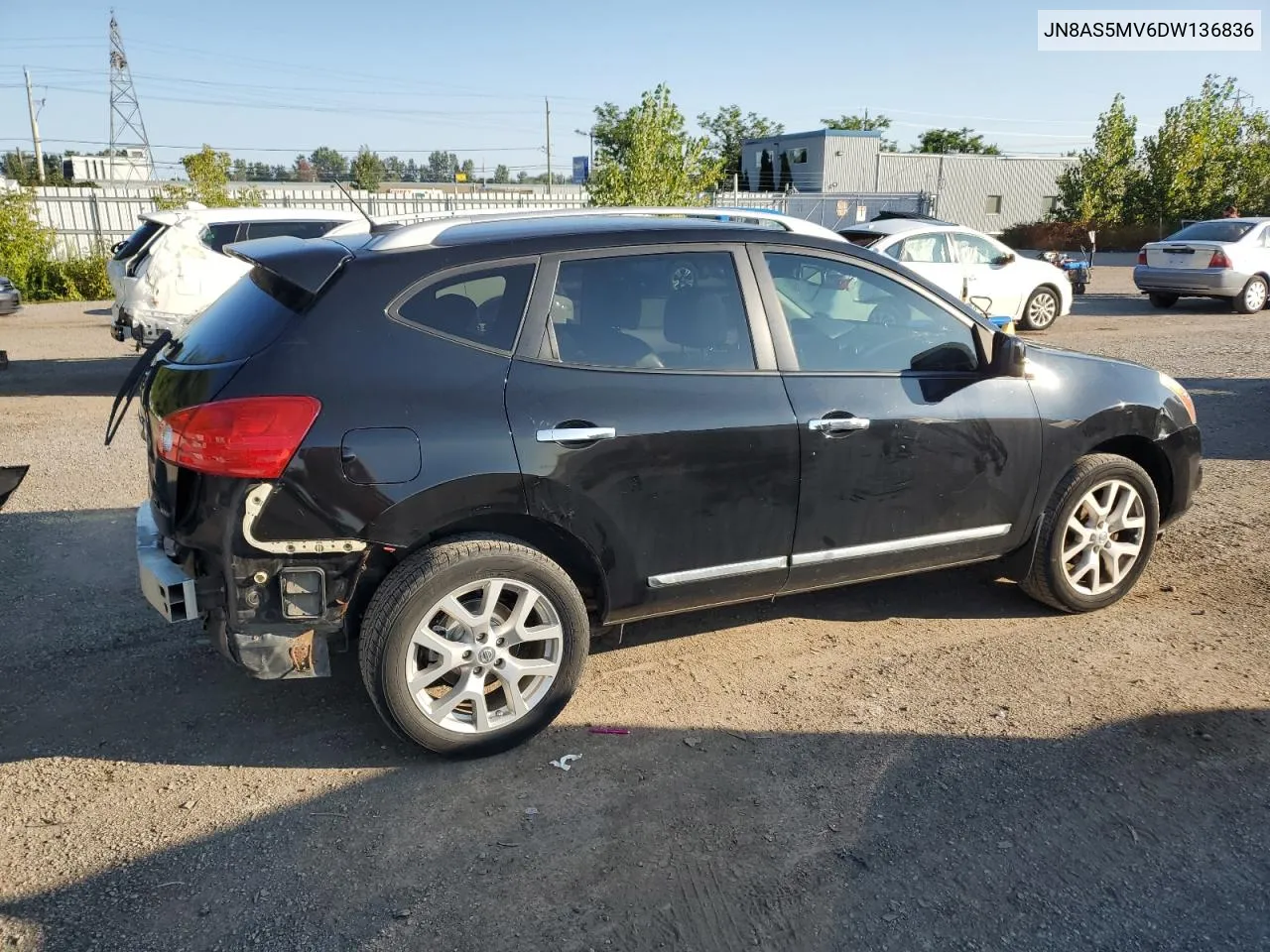 2013 Nissan Rogue S VIN: JN8AS5MV6DW136836 Lot: 69400524