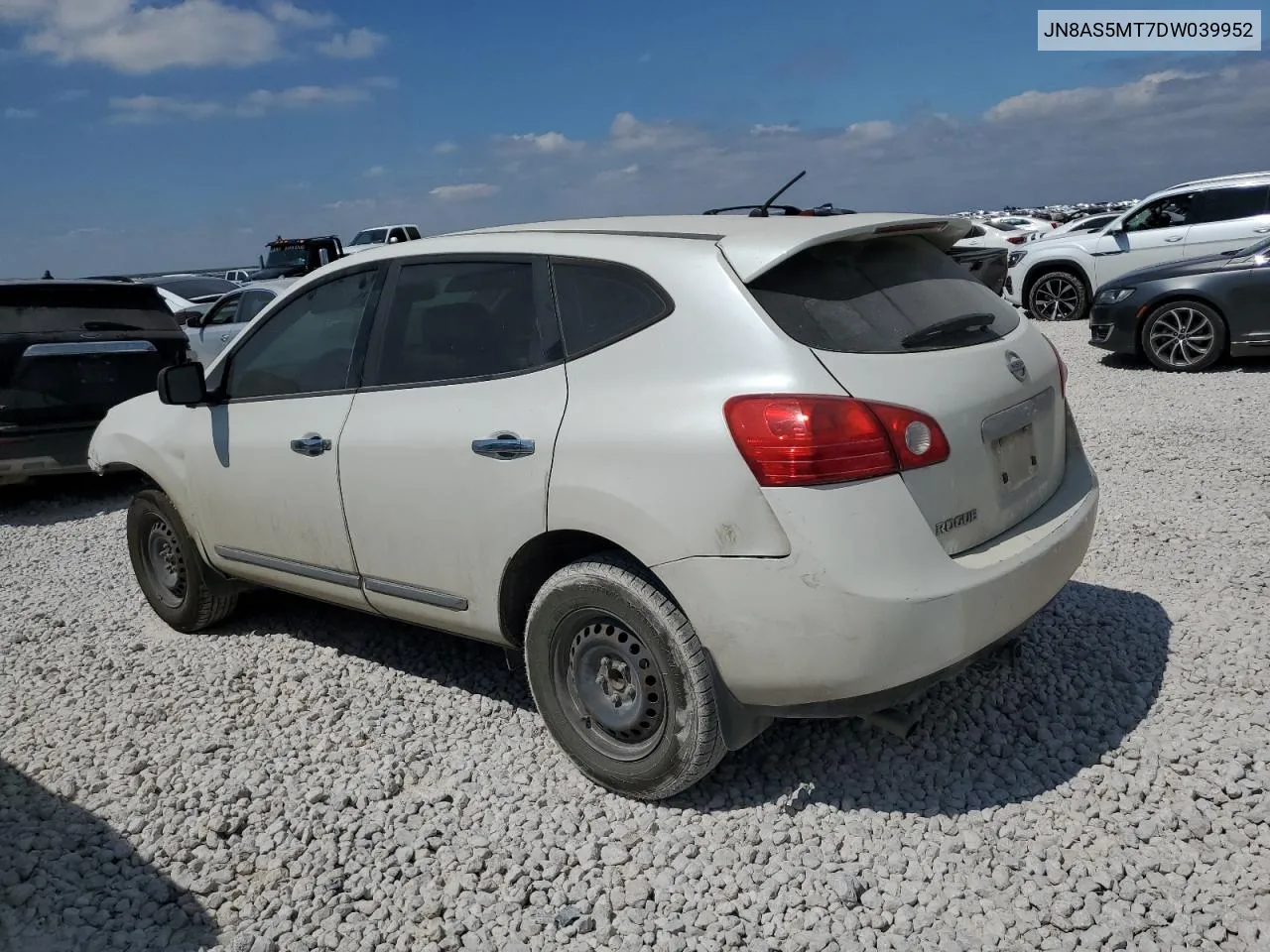 JN8AS5MT7DW039952 2013 Nissan Rogue S