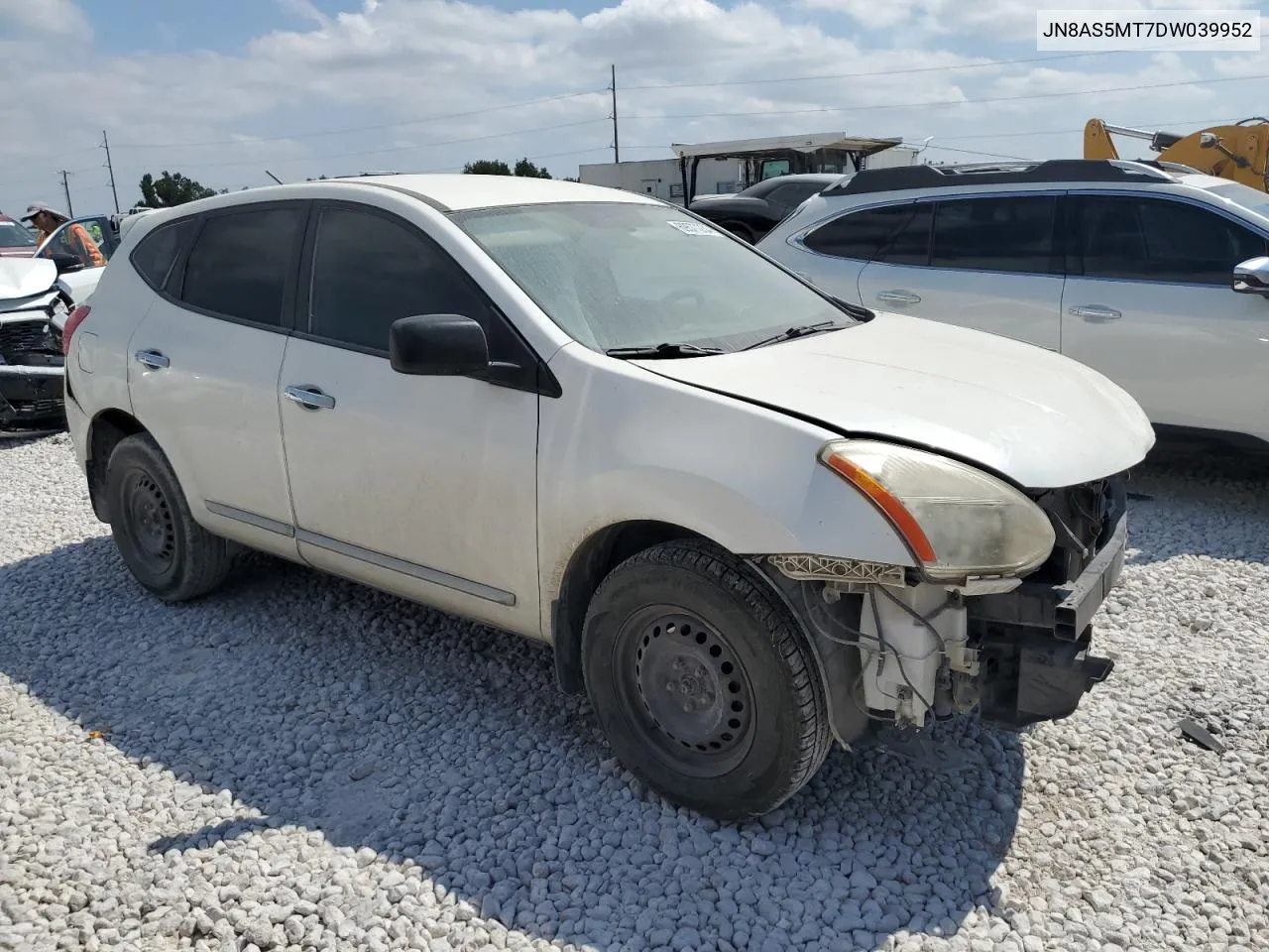 2013 Nissan Rogue S VIN: JN8AS5MT7DW039952 Lot: 69577234