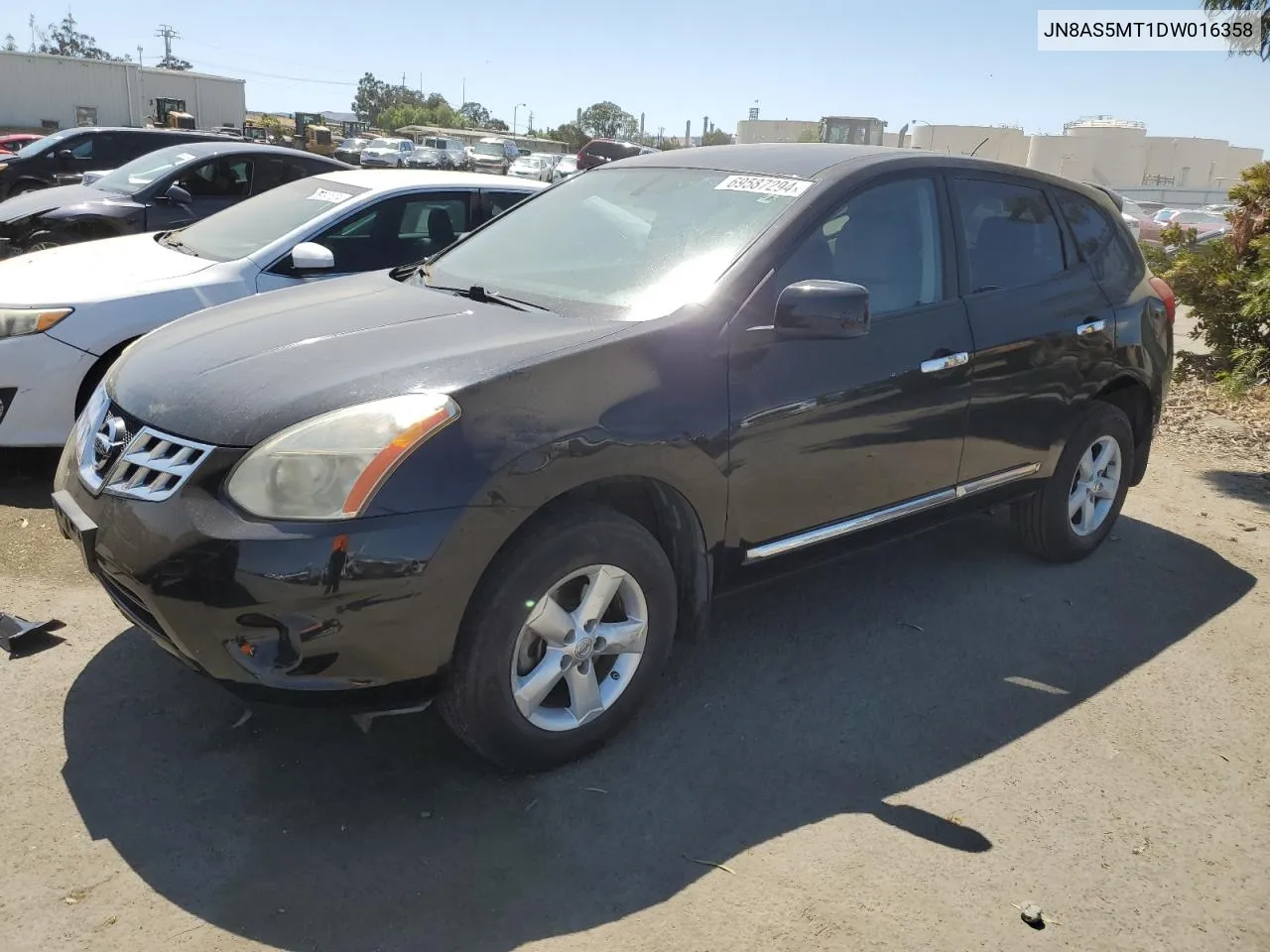 2013 Nissan Rogue S VIN: JN8AS5MT1DW016358 Lot: 69587294