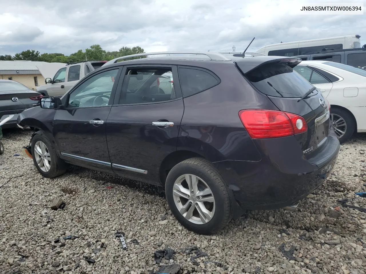 2013 Nissan Rogue S VIN: JN8AS5MTXDW006394 Lot: 69599794