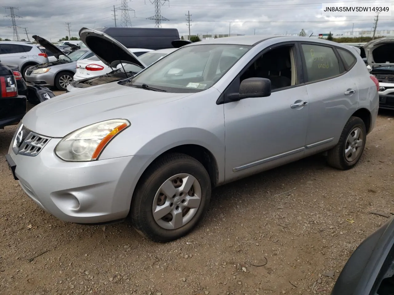 JN8AS5MV5DW149349 2013 Nissan Rogue S