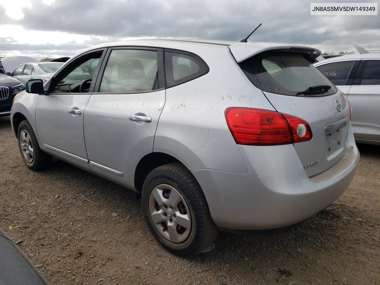 2013 Nissan Rogue S VIN: JN8AS5MV5DW149349 Lot: 70268704