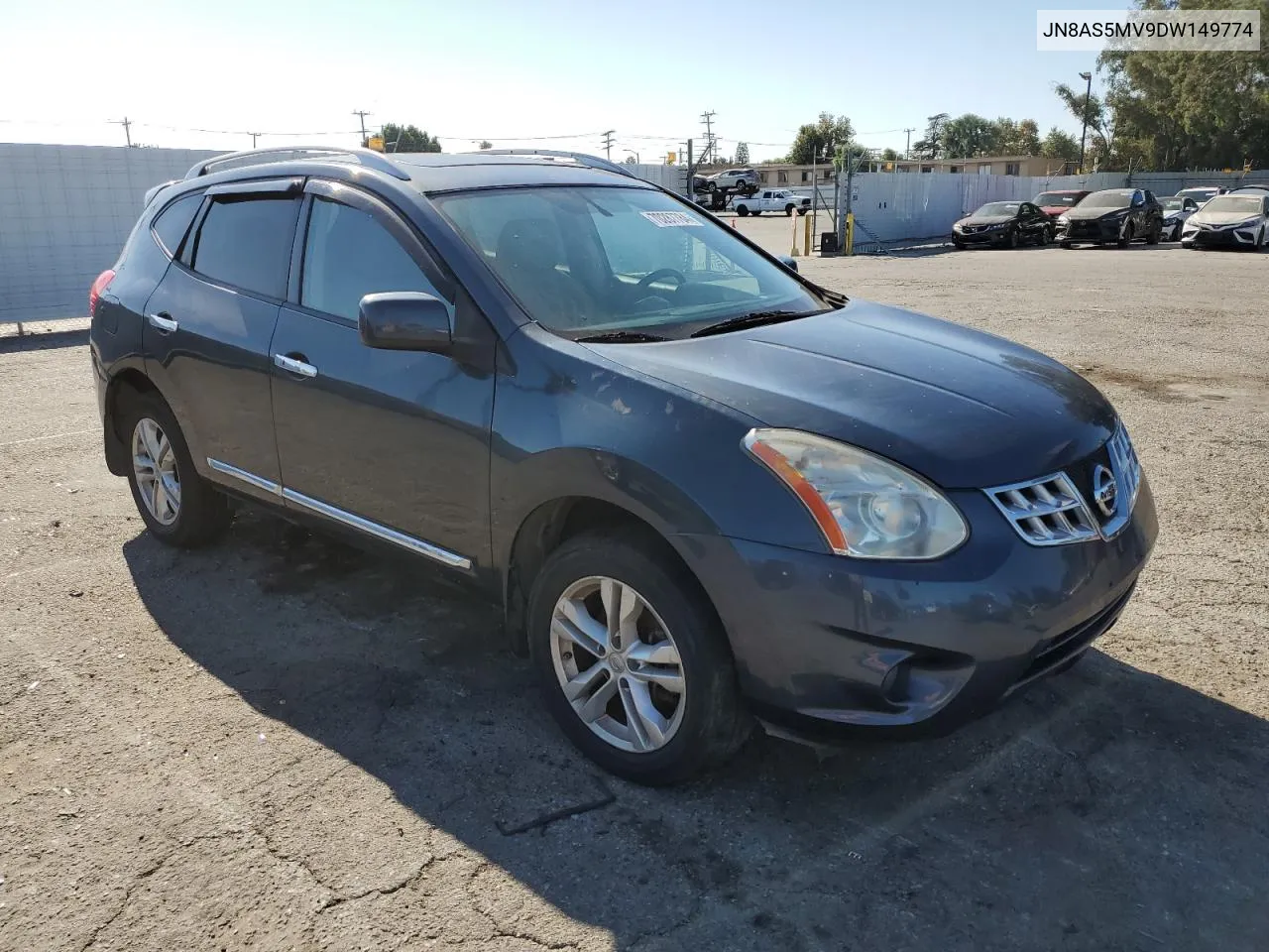 2013 Nissan Rogue S VIN: JN8AS5MV9DW149774 Lot: 70287784