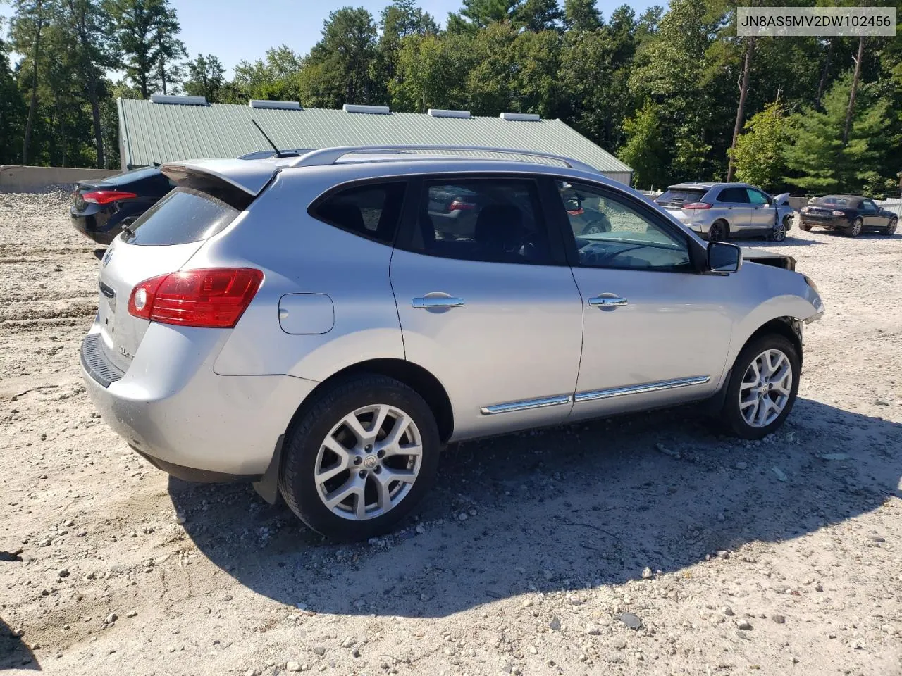 2013 Nissan Rogue S VIN: JN8AS5MV2DW102456 Lot: 70692454