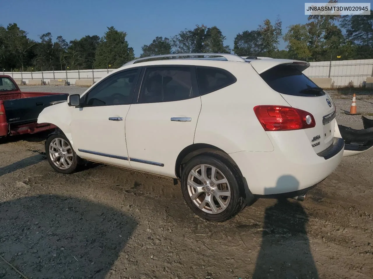 JN8AS5MT3DW020945 2013 Nissan Rogue S