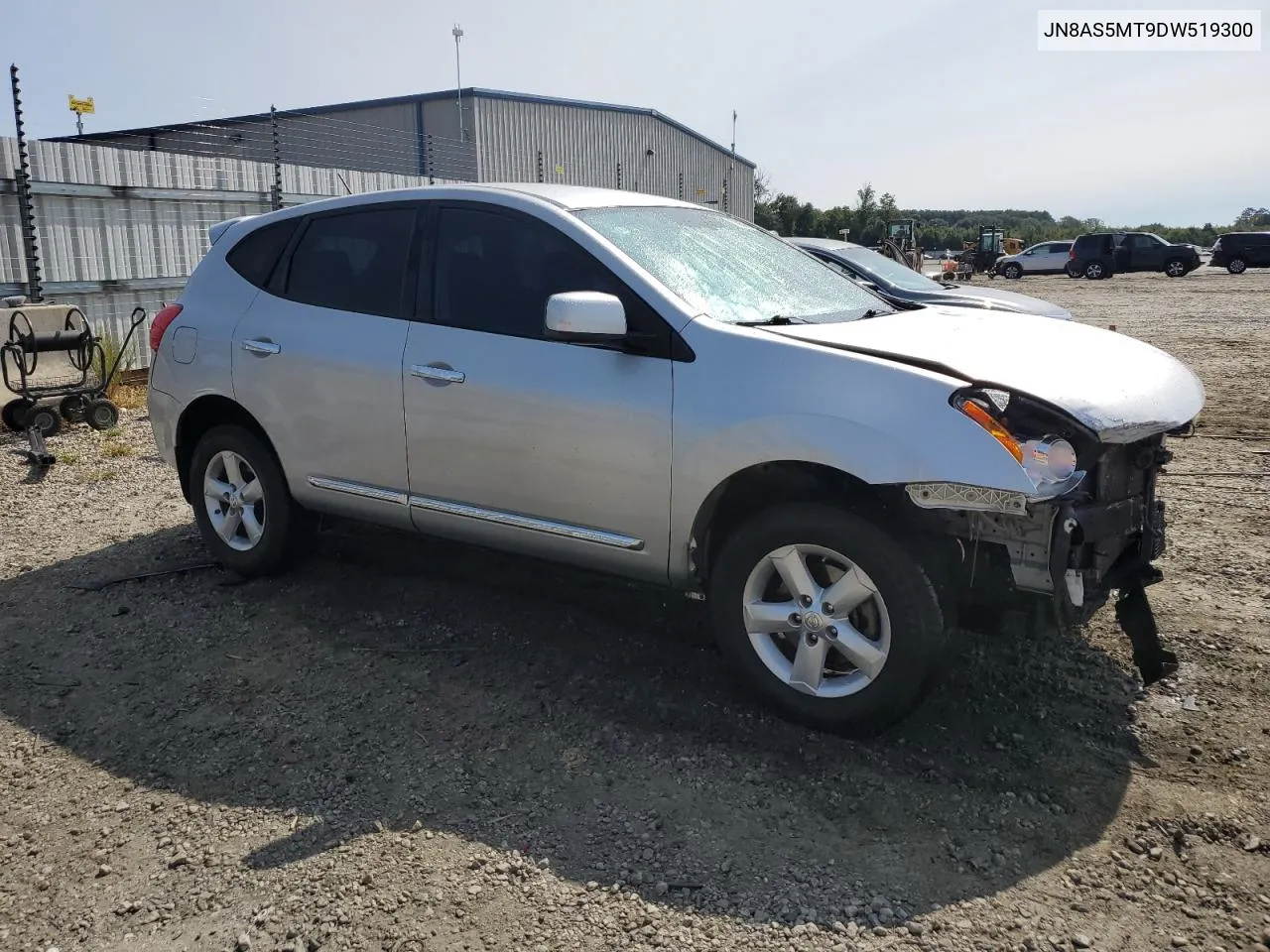 2013 Nissan Rogue S VIN: JN8AS5MT9DW519300 Lot: 70825434