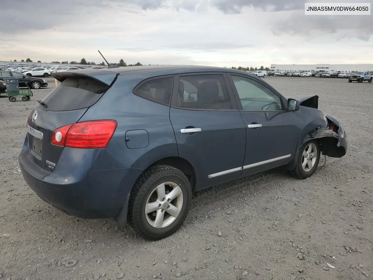 2013 Nissan Rogue S VIN: JN8AS5MV0DW664050 Lot: 70854864