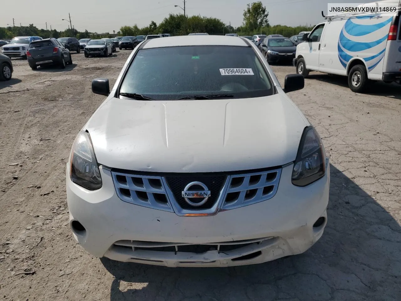 JN8AS5MVXDW114869 2013 Nissan Rogue S