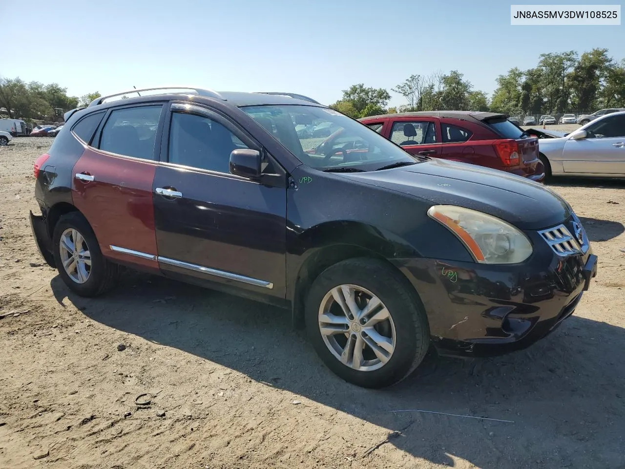 2013 Nissan Rogue S VIN: JN8AS5MV3DW108525 Lot: 70968174