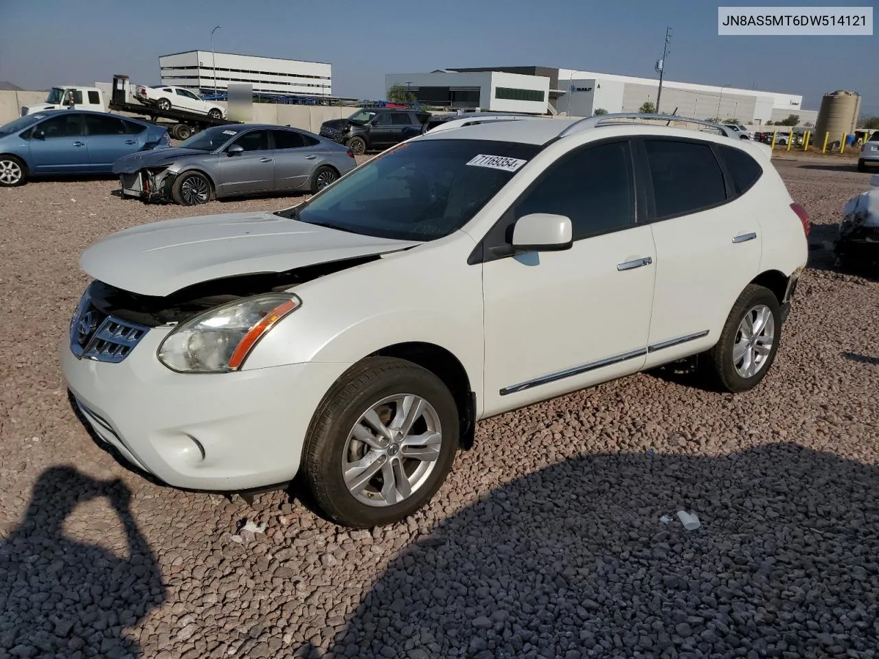 2013 Nissan Rogue S VIN: JN8AS5MT6DW514121 Lot: 71169354