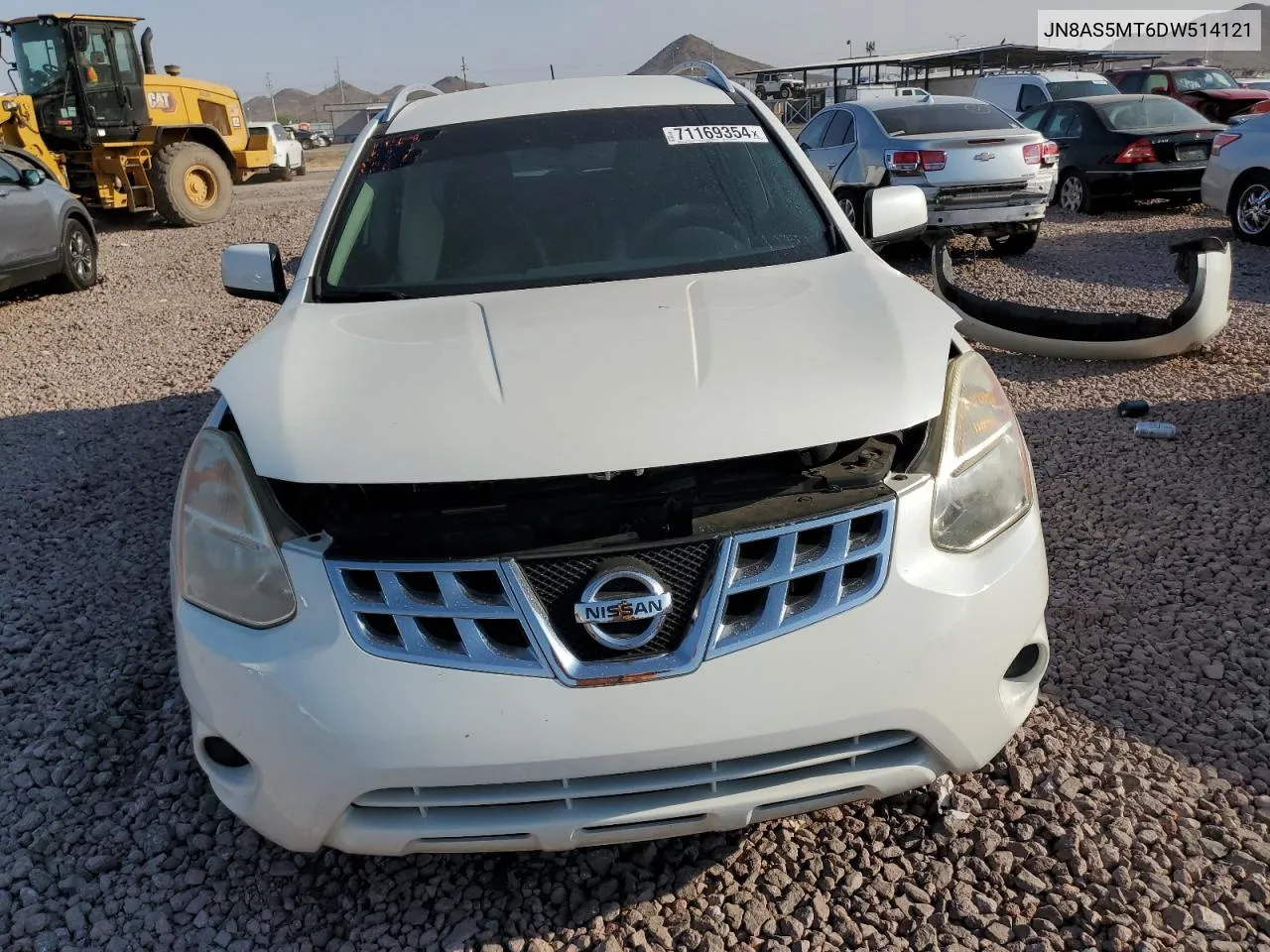 JN8AS5MT6DW514121 2013 Nissan Rogue S