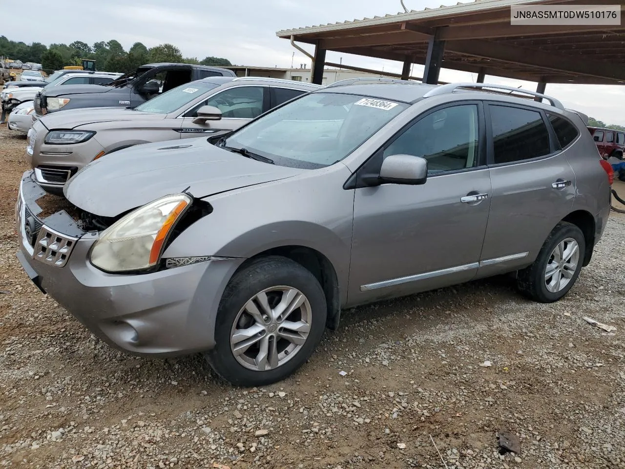 2013 Nissan Rogue S VIN: JN8AS5MT0DW510176 Lot: 71248364