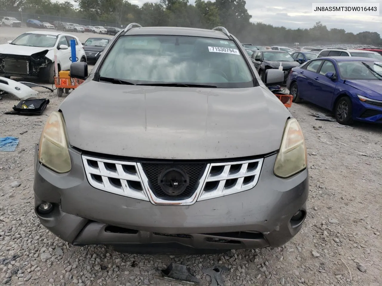 2013 Nissan Rogue S VIN: JN8AS5MT3DW016443 Lot: 71530794