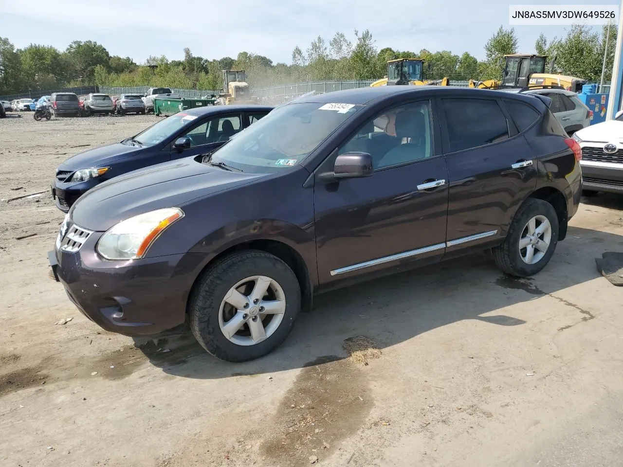 2013 Nissan Rogue S VIN: JN8AS5MV3DW649526 Lot: 71680494