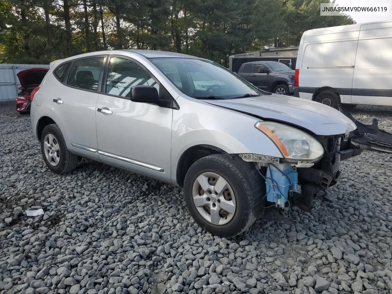 2013 Nissan Rogue S VIN: JN8AS5MV9DW666119 Lot: 71709794