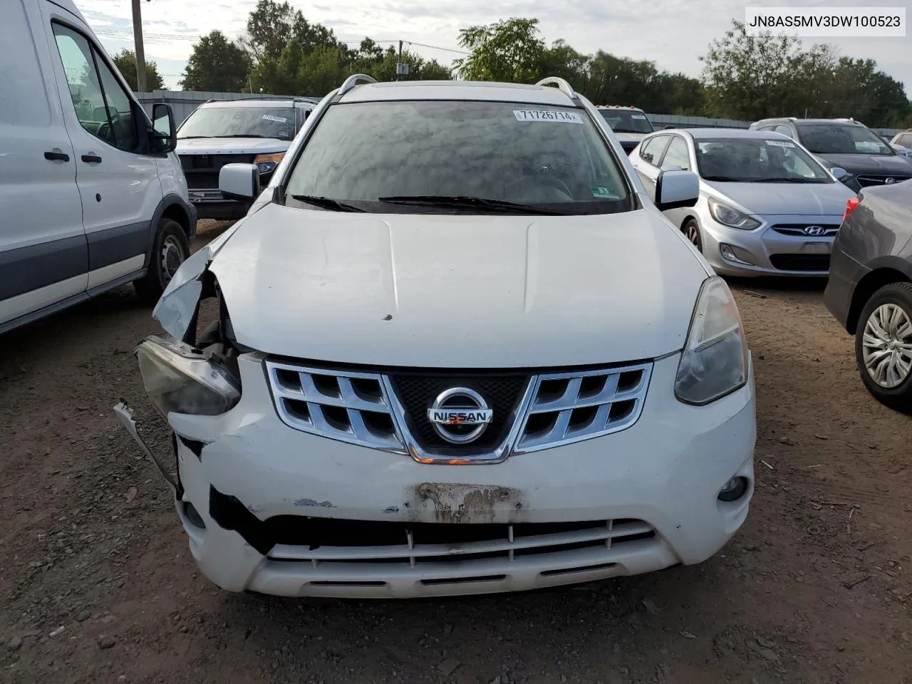 2013 Nissan Rogue S VIN: JN8AS5MV3DW100523 Lot: 71726714