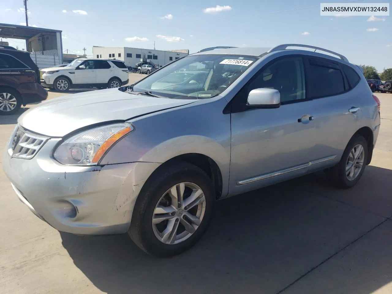 2013 Nissan Rogue S VIN: JN8AS5MVXDW132448 Lot: 71776814