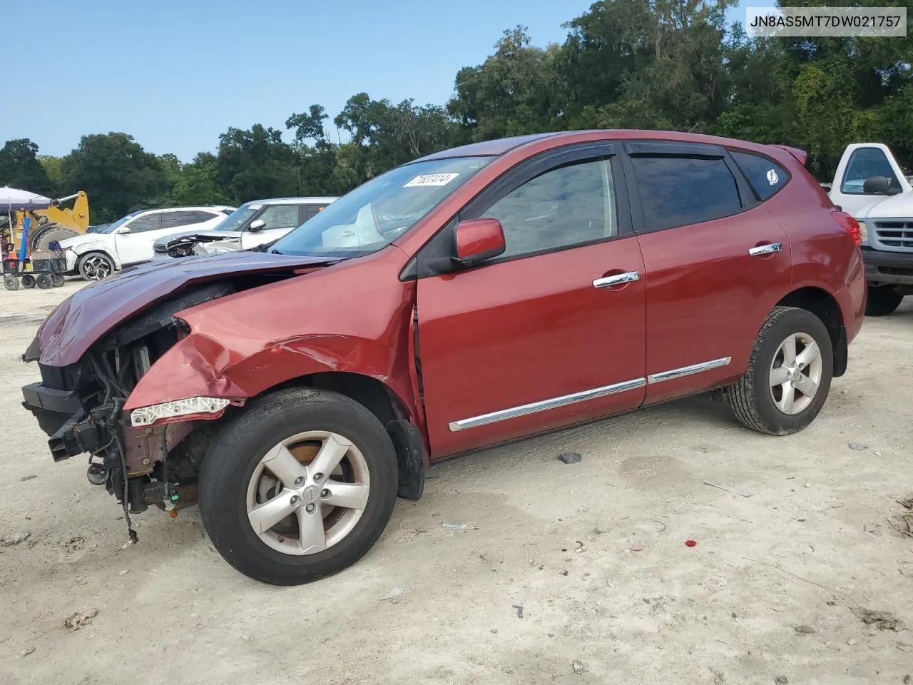 2013 Nissan Rogue S VIN: JN8AS5MT7DW021757 Lot: 71837414