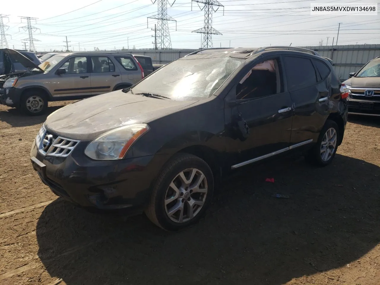 JN8AS5MVXDW134698 2013 Nissan Rogue S