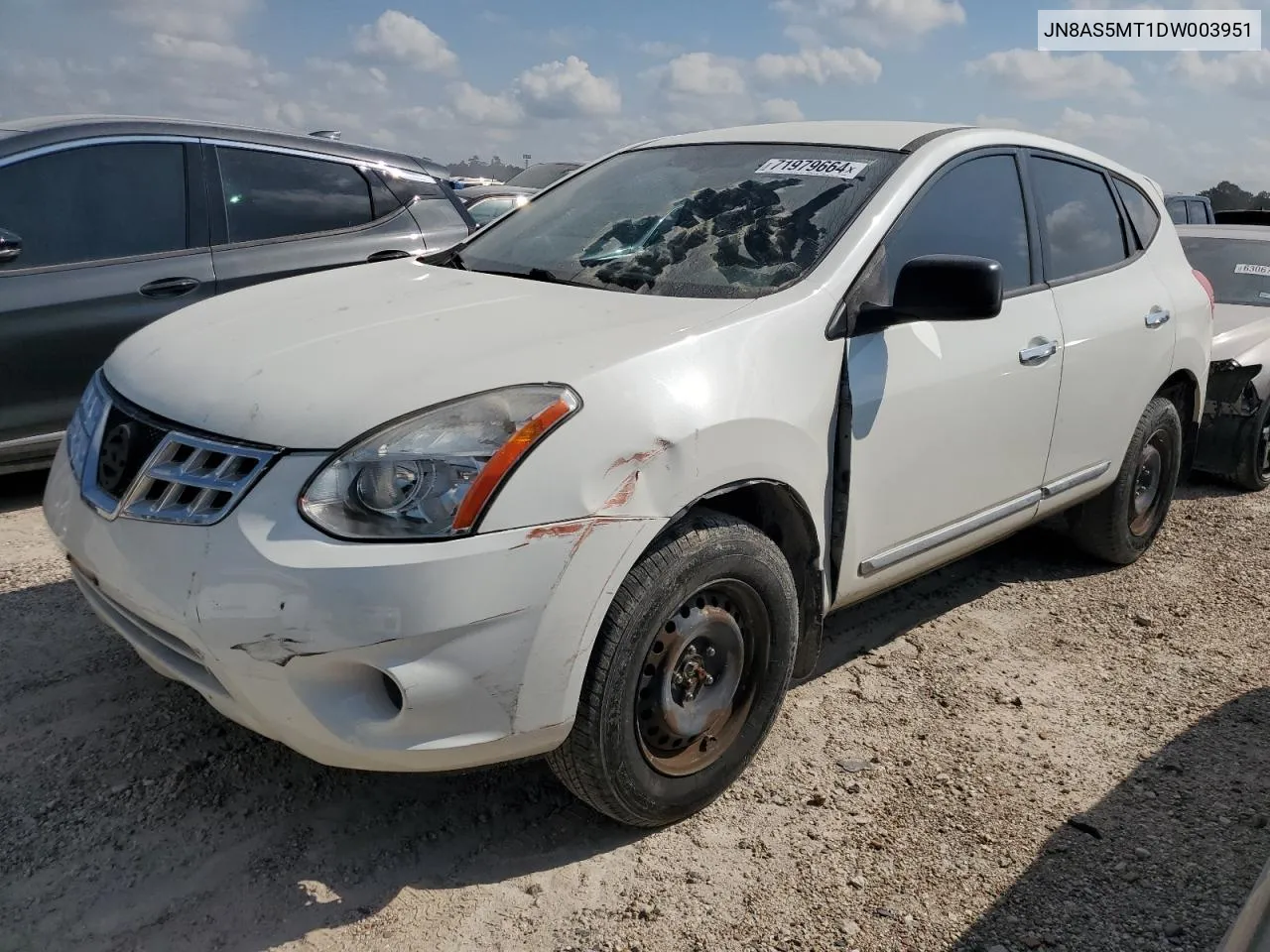 2013 Nissan Rogue S VIN: JN8AS5MT1DW003951 Lot: 71979664