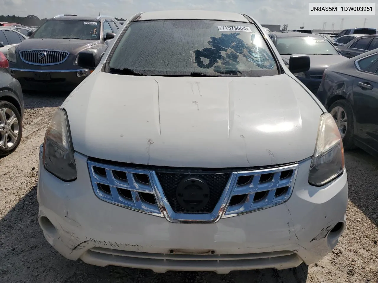 2013 Nissan Rogue S VIN: JN8AS5MT1DW003951 Lot: 71979664