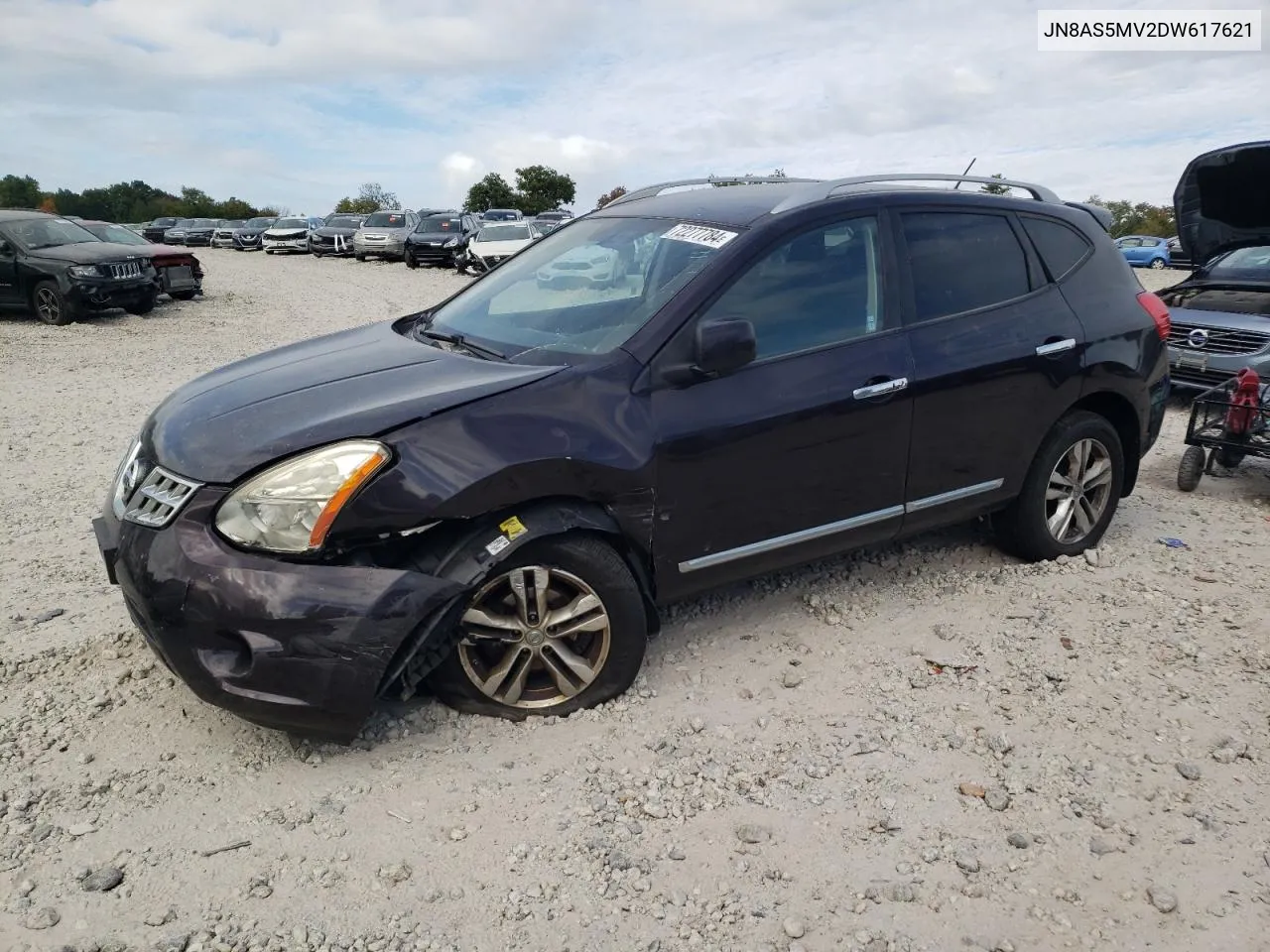 2013 Nissan Rogue S VIN: JN8AS5MV2DW617621 Lot: 72277784