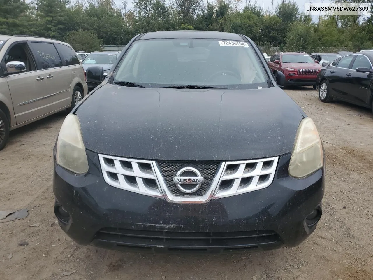 2013 Nissan Rogue S VIN: JN8AS5MV6DW627309 Lot: 72436794