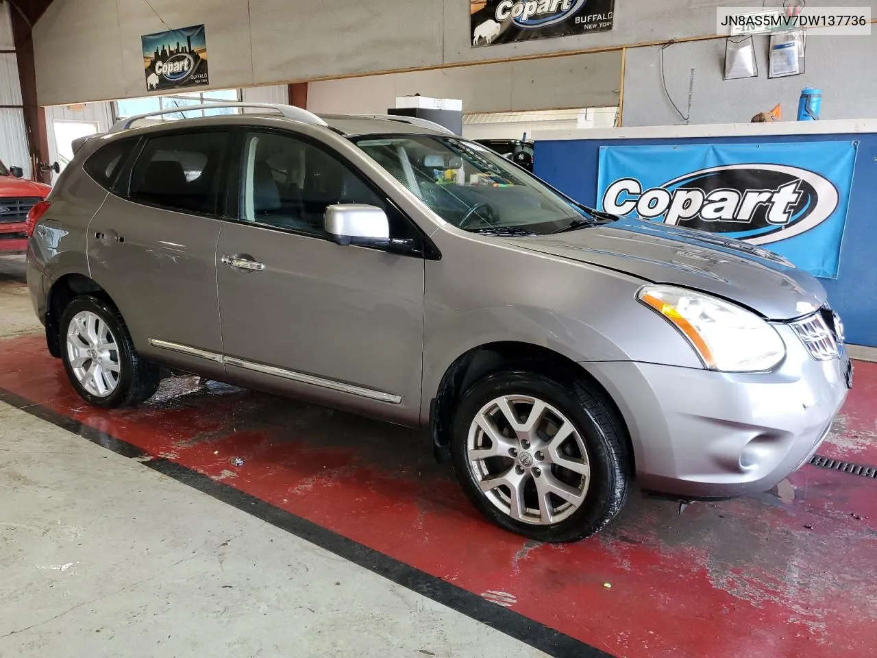 2013 Nissan Rogue S VIN: JN8AS5MV7DW137736 Lot: 72779324