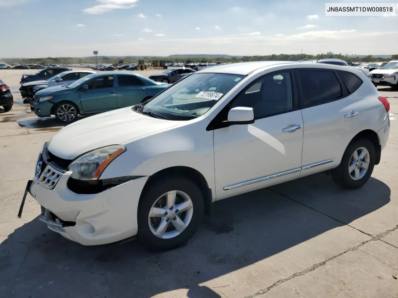 2013 Nissan Rogue S VIN: JN8AS5MT1DW008518 Lot: 72799674