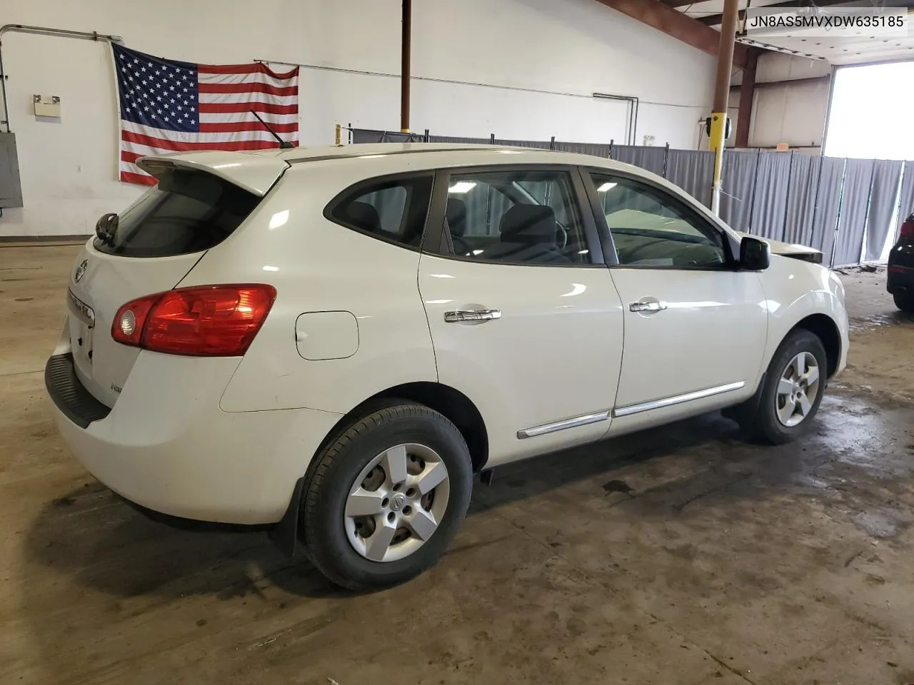 2013 Nissan Rogue S VIN: JN8AS5MVXDW635185 Lot: 72991604