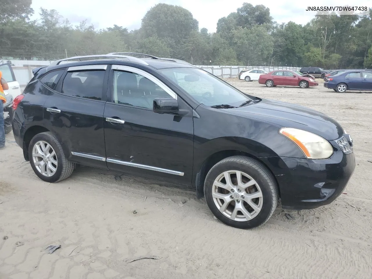 2013 Nissan Rogue S VIN: JN8AS5MV7DW647438 Lot: 73249224