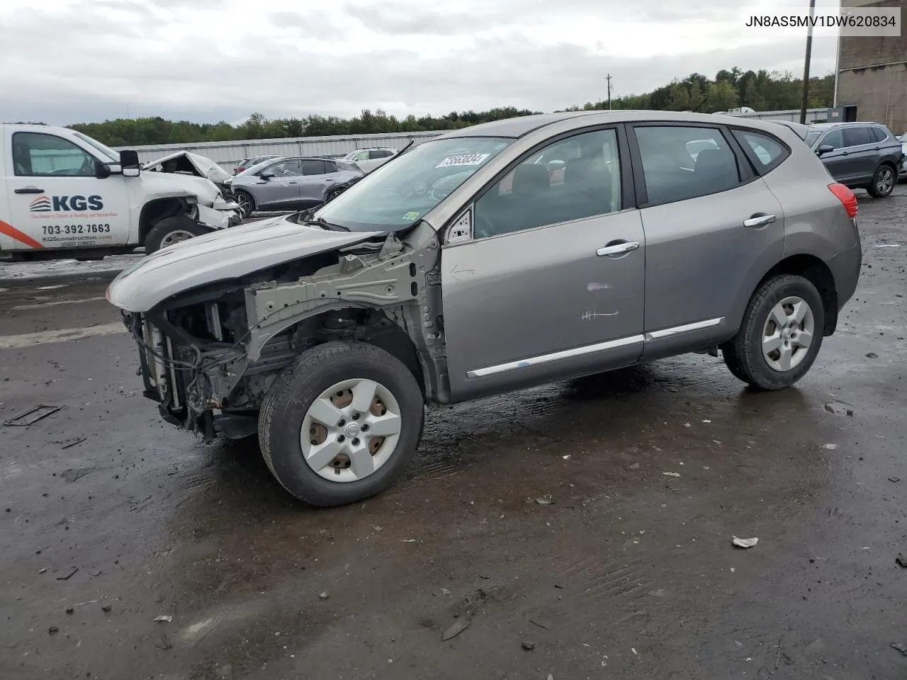 2013 Nissan Rogue S VIN: JN8AS5MV1DW620834 Lot: 73563034