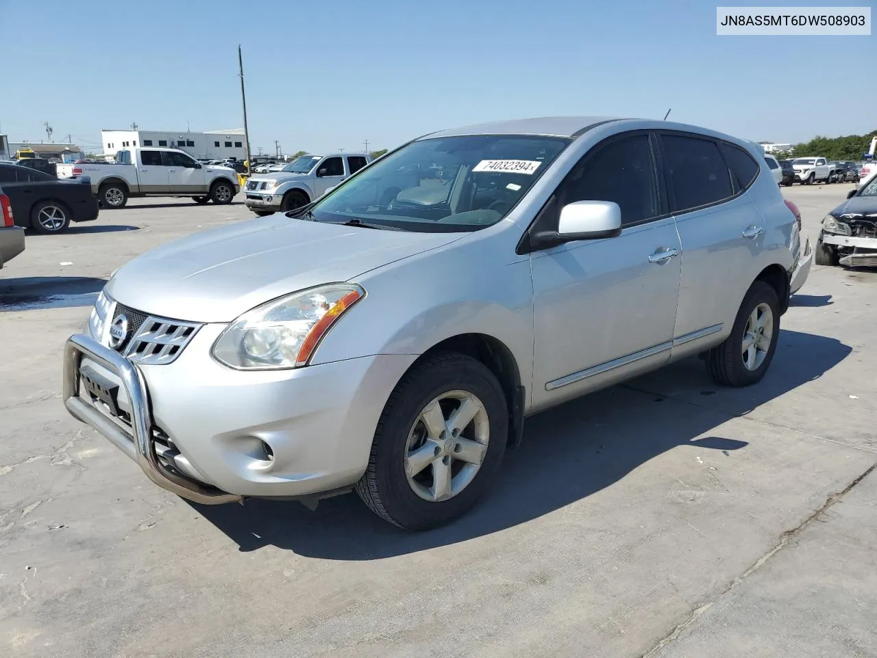 2013 Nissan Rogue S VIN: JN8AS5MT6DW508903 Lot: 74032394