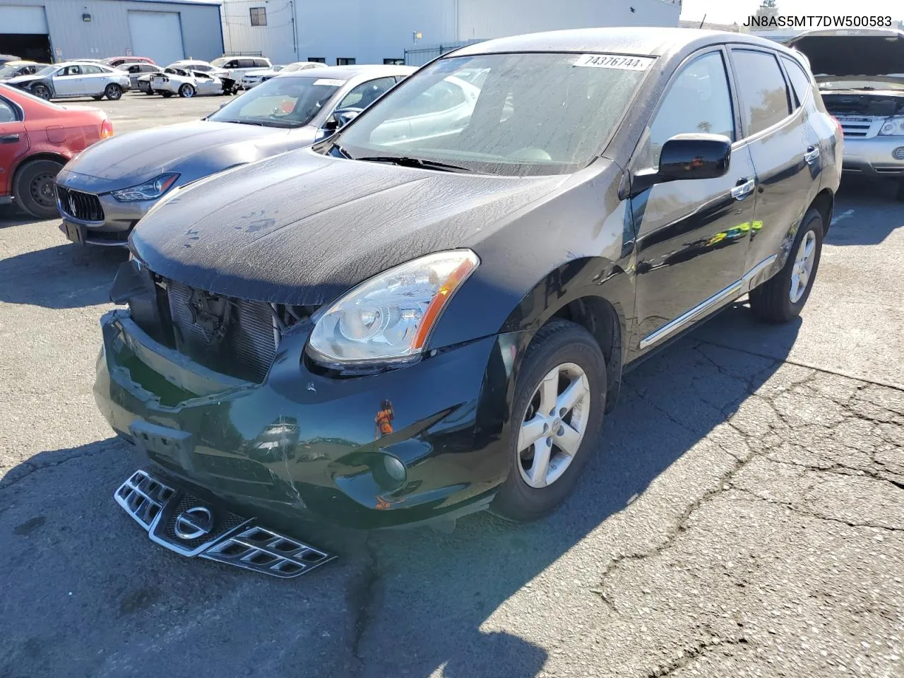 2013 Nissan Rogue S VIN: JN8AS5MT7DW500583 Lot: 74376744