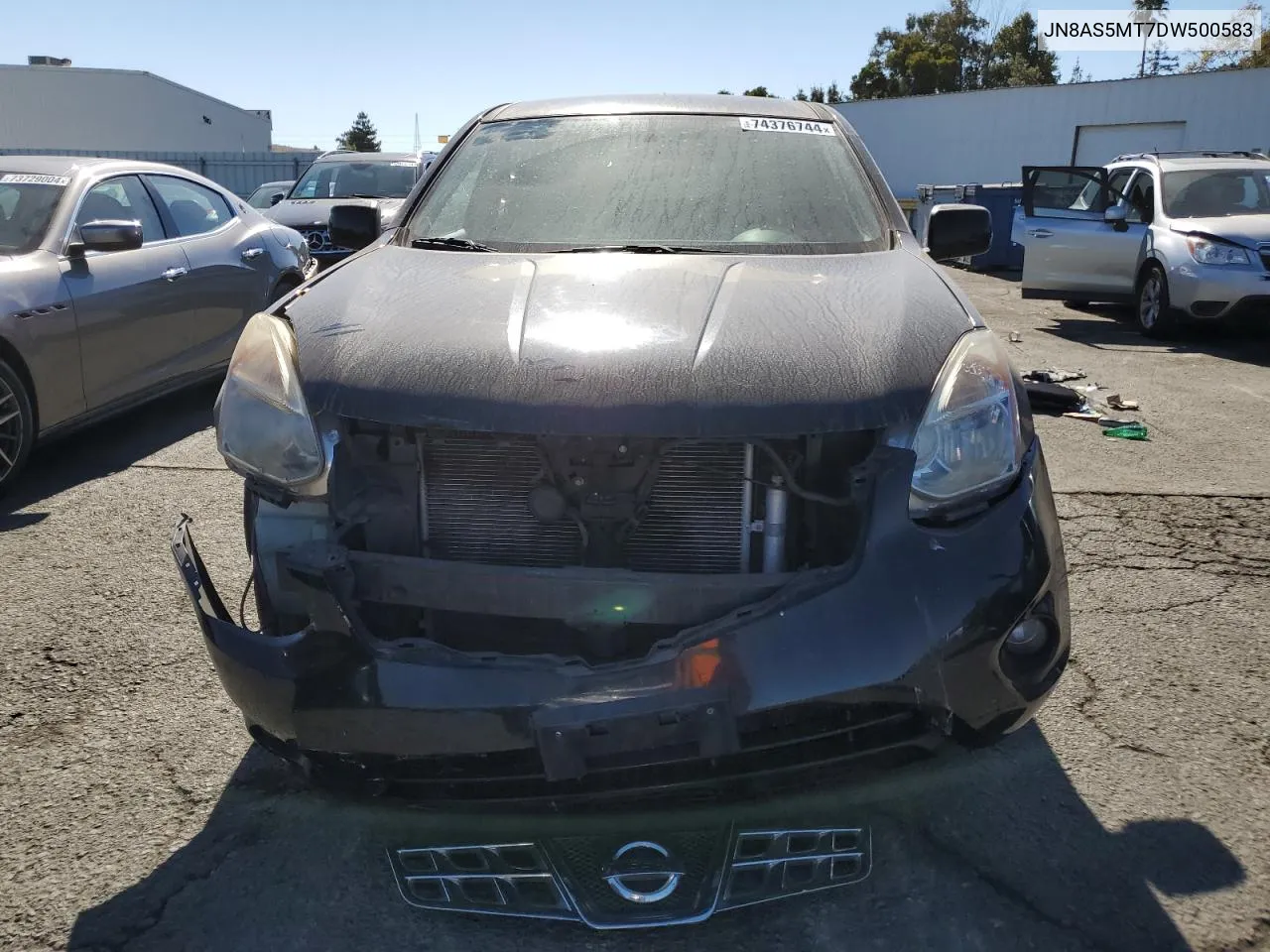 2013 Nissan Rogue S VIN: JN8AS5MT7DW500583 Lot: 74376744