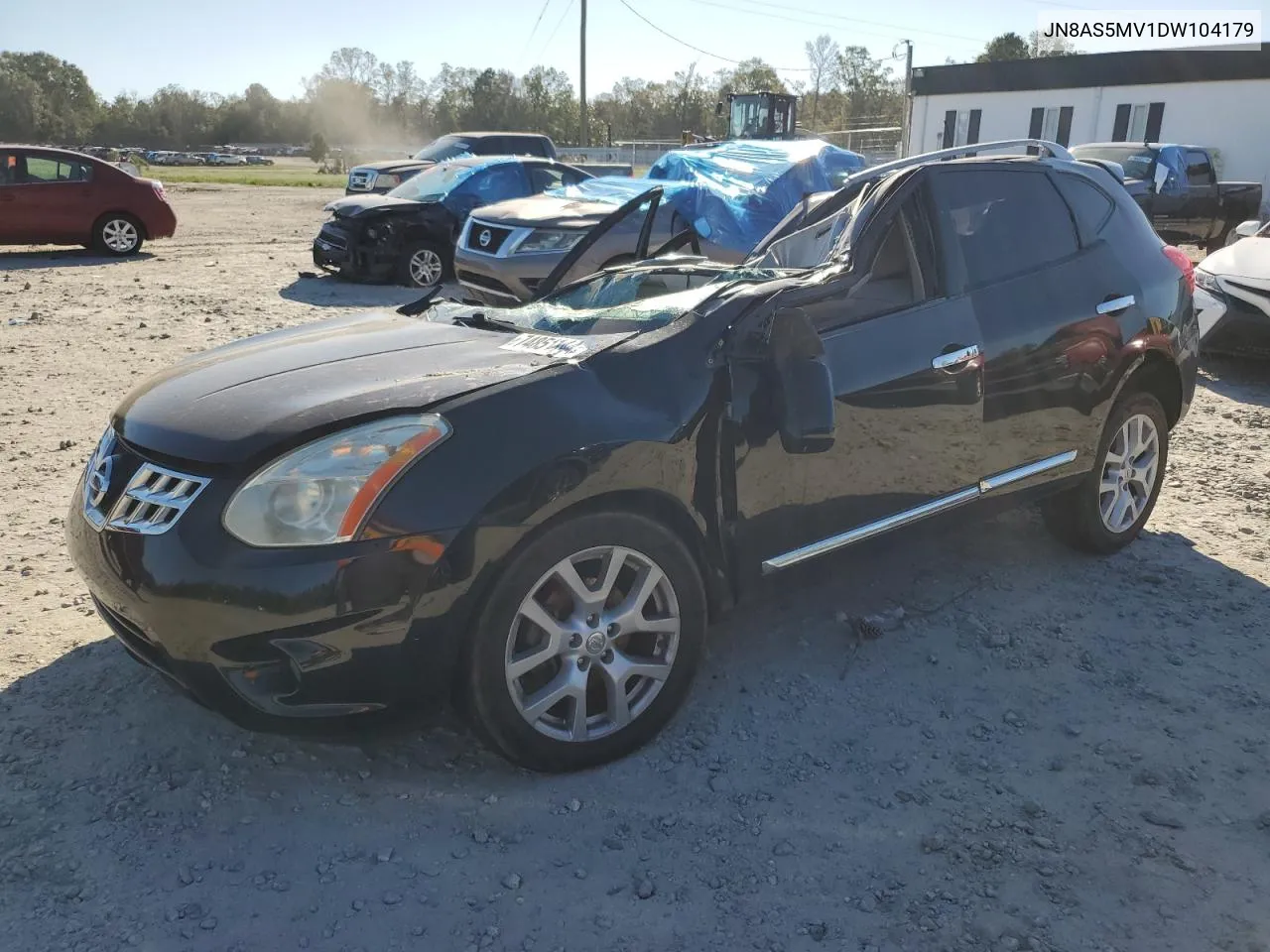 2013 Nissan Rogue S VIN: JN8AS5MV1DW104179 Lot: 74851144