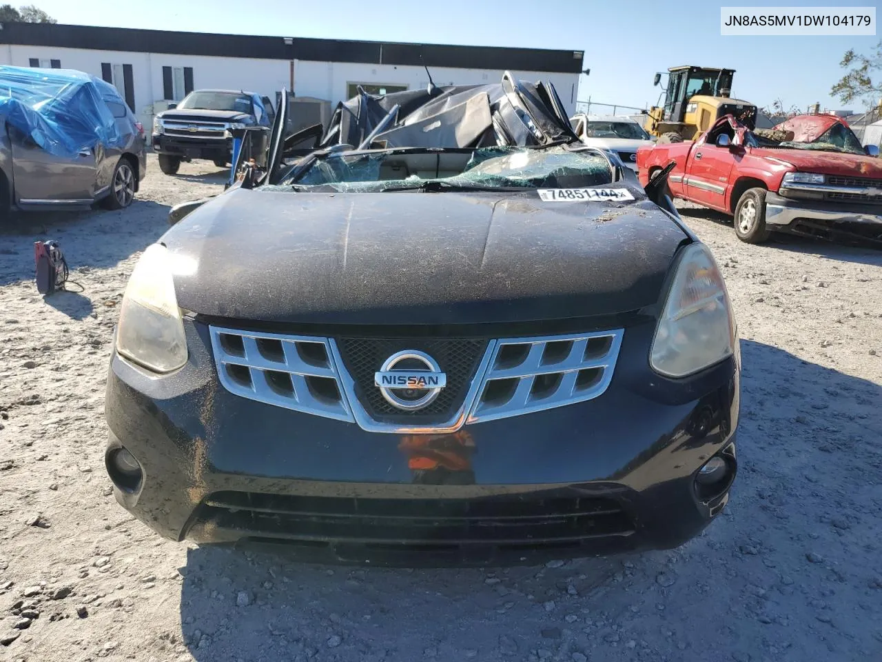 2013 Nissan Rogue S VIN: JN8AS5MV1DW104179 Lot: 74851144