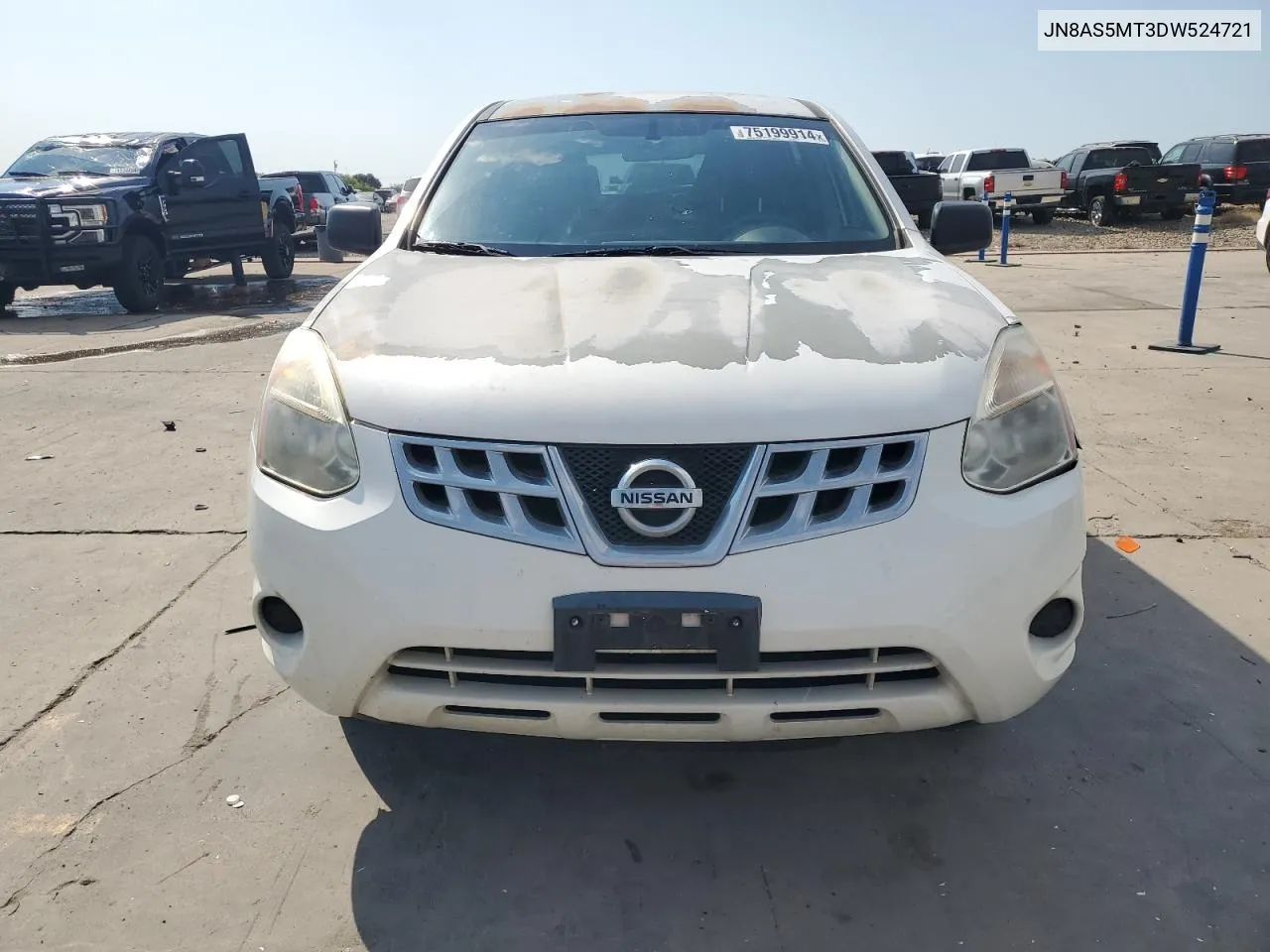 2013 Nissan Rogue S VIN: JN8AS5MT3DW524721 Lot: 75199914