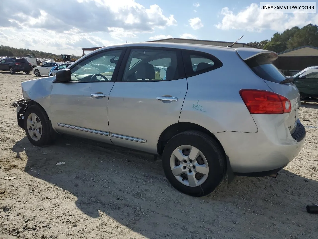 2013 Nissan Rogue S VIN: JN8AS5MV0DW623143 Lot: 75211444